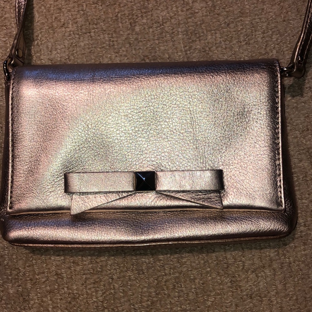 gold kate spade crossbody bag